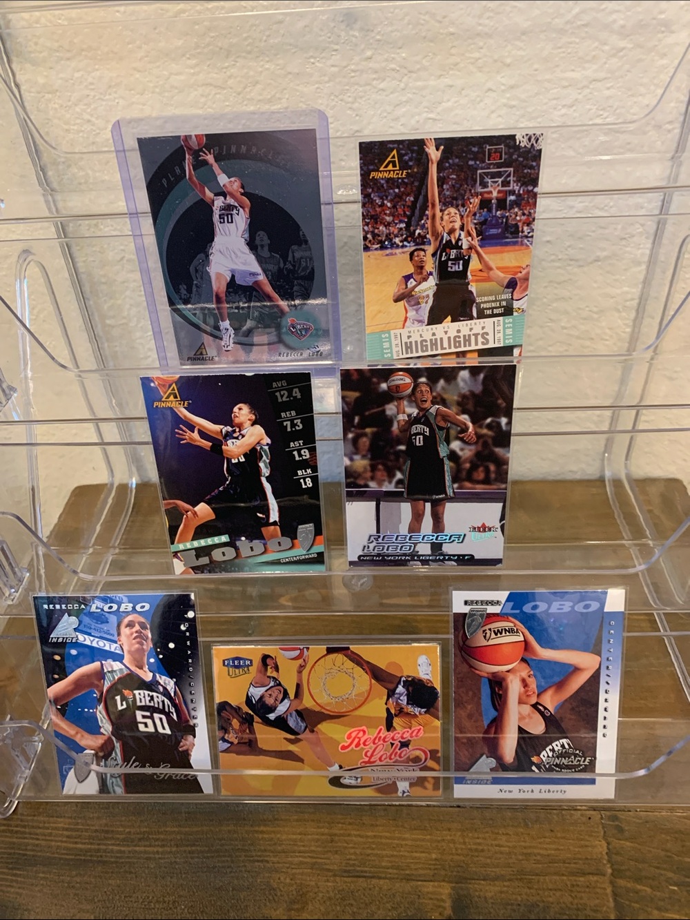 Rebecca Lobo 1997-2000 Collector Basketball Card Set - Lot: 7 NY Liberty